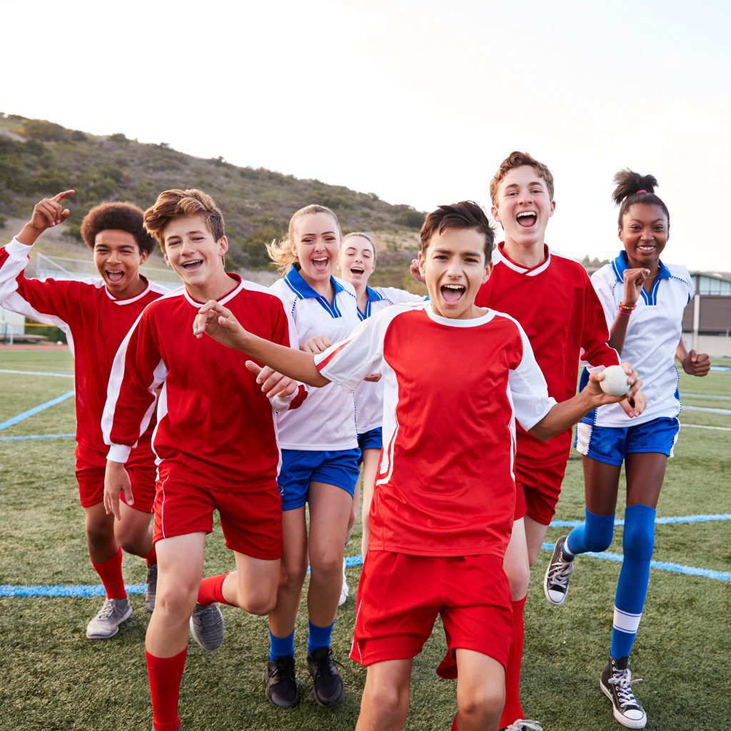 Le mieux-être plan éducatif, Adolescent qui jouent au soccer